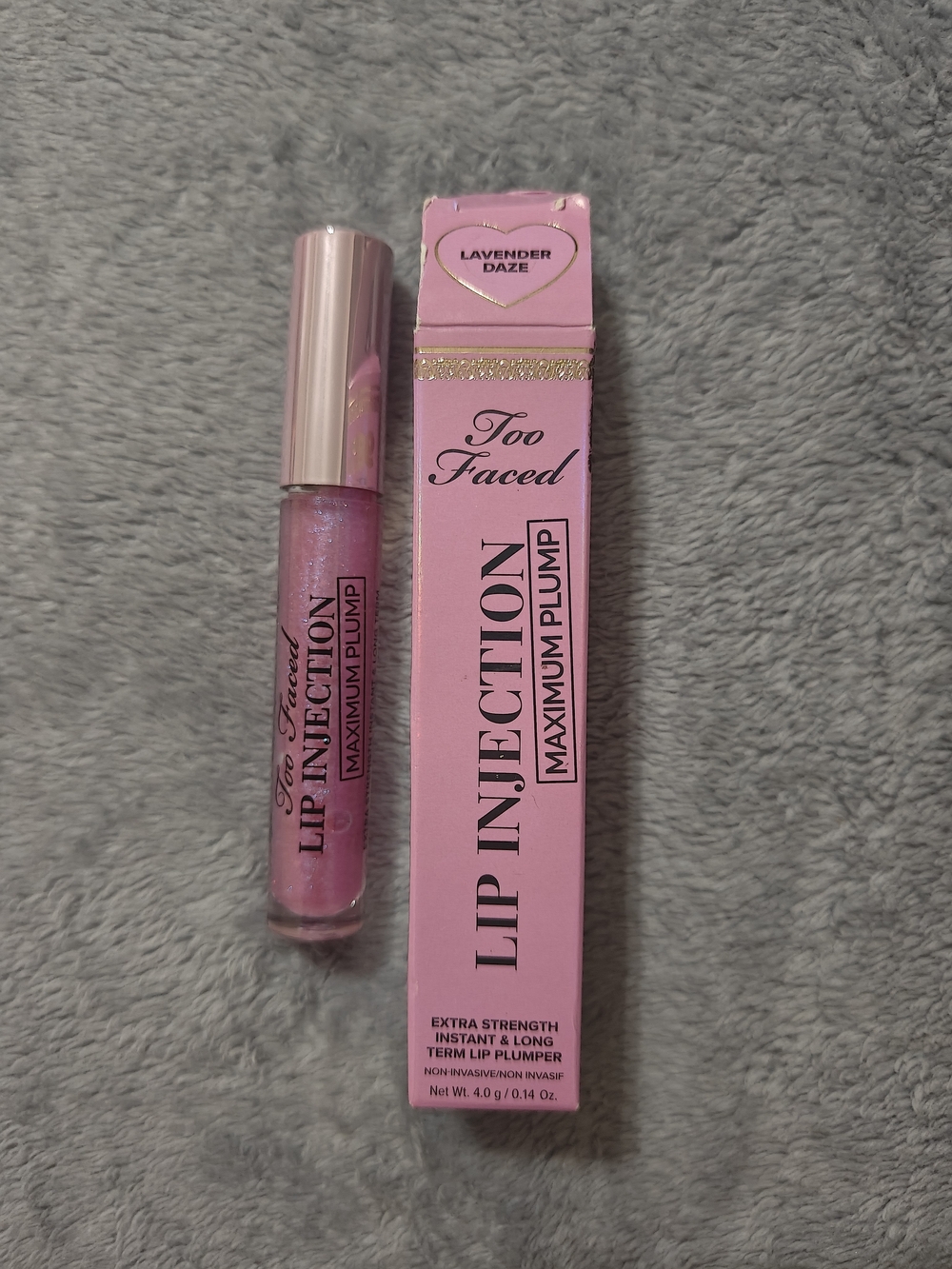 Too Faced Lip Injection Maximum Plump Gloss - Lavender Daze Pink Shimmer